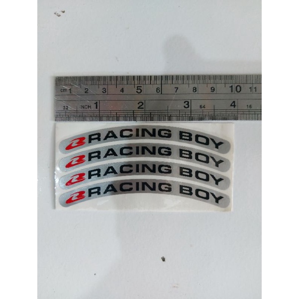 stiker velg racing boy