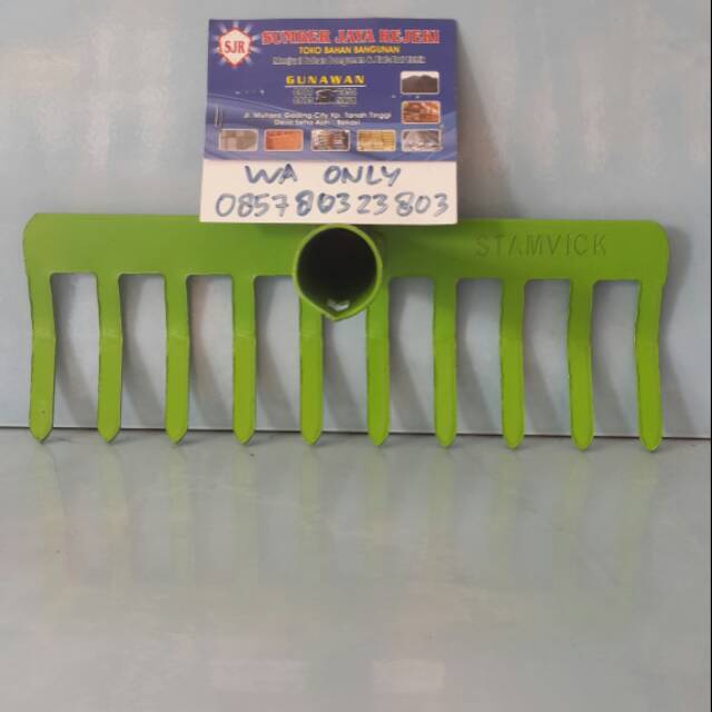 GARUKAN SAMPAH STAMVICK 10 Baris / Garpu Sampah / Garukan Got Selokan