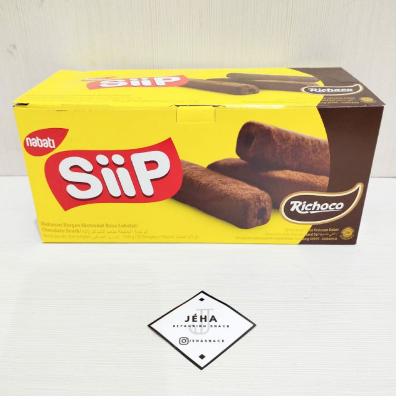 

[ SNACK ] Nabati Siip Richoco Rasa Coklat isi 20pcs