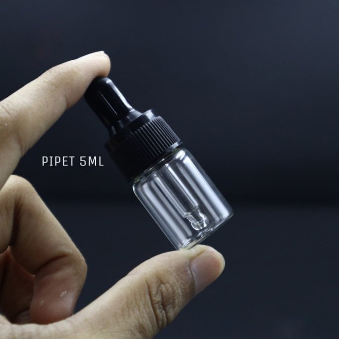 BOTOL KACA 5ML/BOTOL PIPET 5ML/BOTOL SERUM 5 ML/BOTOL TETES 5ML