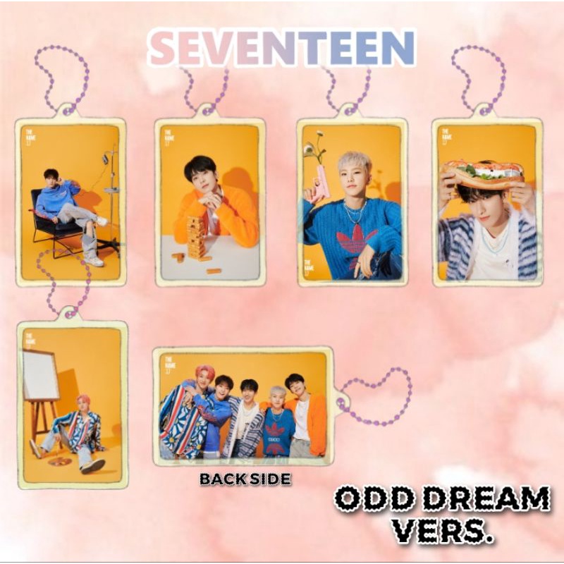 Seventeen The Name 17 Acrylic Clear Keychain Gantungan Kunci Akrilik (BACA DESKRIPSI)