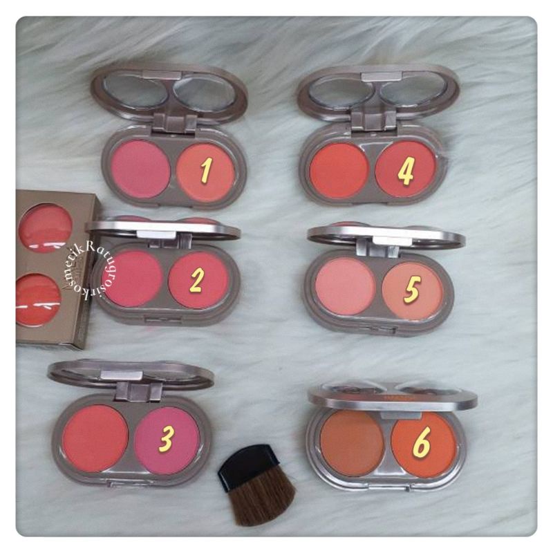 [ECER] BLUSH ON NKD ISI 1/2/3 WARNA+BRUSH