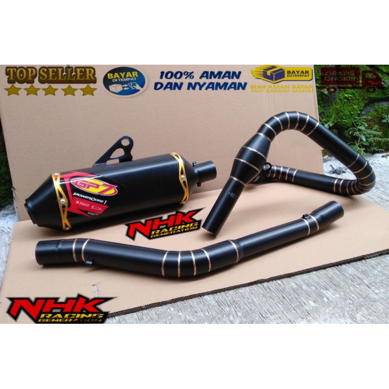 KNALPOT GP 7 BLACK DOF PNP WR 155 KLX 150 230 250 DTRACKER 150 CRF 150 230 250 KLX 230 250