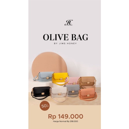 JIMSHONEY TAS WANITA OLIVE BAG