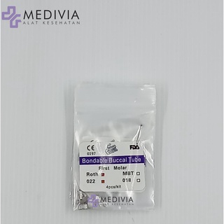 Image of thu nhỏ BUCCAL TUBE FDA APPROVED/ FDA RECOMMENDATION BONDABLE FDA M1-M2 ISI 4 MBT/ ROTH #4