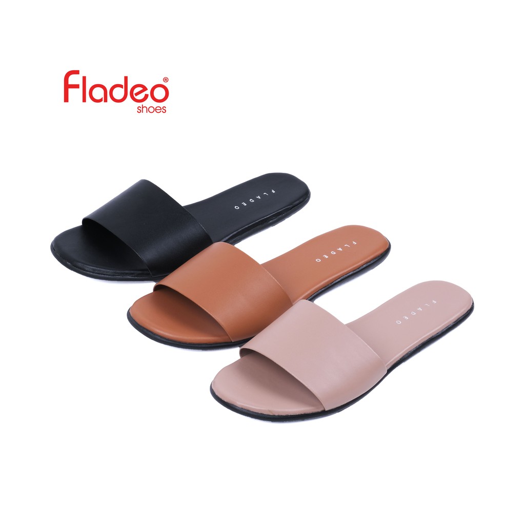 READY Fladeo G20/LDS276-1TP/Sandal Teplek Slide Wanita [ Flat Slippers ] RA514