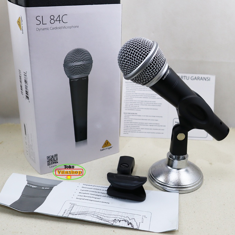 Mic Kabel Behringer SL-84C Microphone Cable Original Mik Asli Jernih