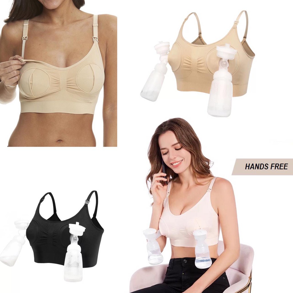 HANDSFREE PUMPING BRA MENYUSUI NURSING BRA UNTUK POMPA ASI SUPER COMFORT PREMIUM 025