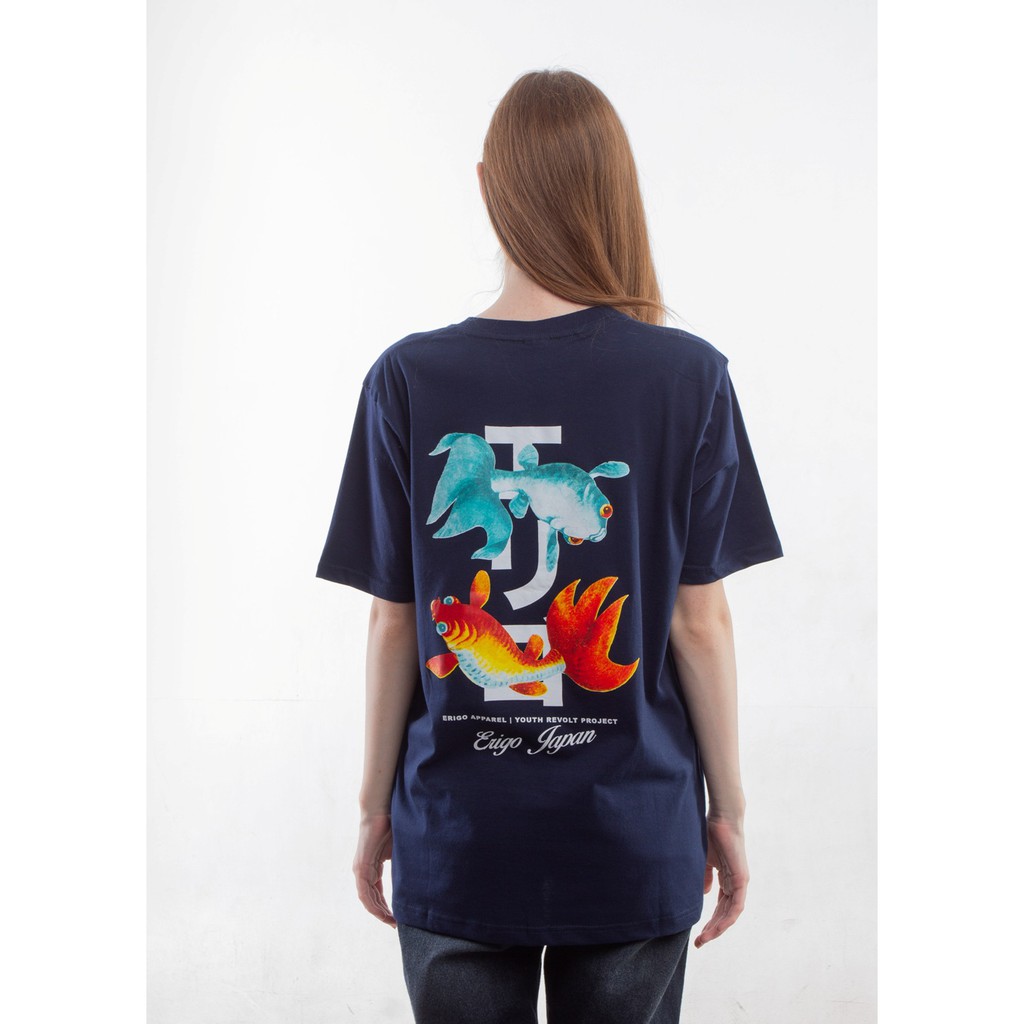 

Erigo T-Shirt Gold Fish Navy