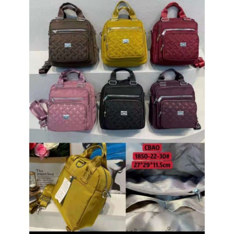 TAS CHIBAO KANVAS ORIGINAL 1850-22-30# 3IN1(jinjing,selempang,ransel)