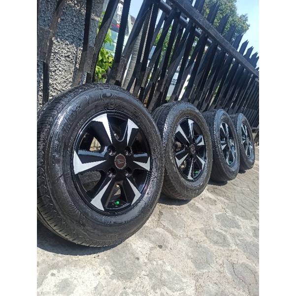 4 Velg R14 PCD 114+Ban 185/70 avanza xenia daihatsu ss futura carry kijang panther m2000 livina