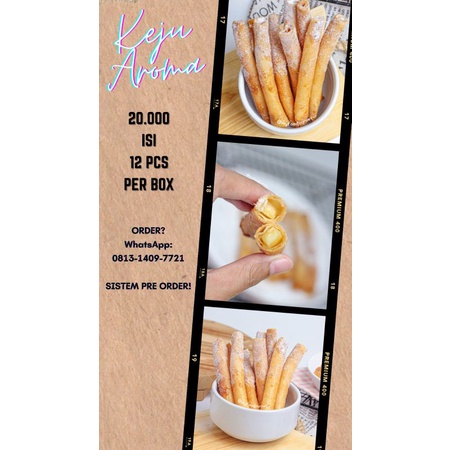 

Keju Aroma/Cheese Roll/Aroma Keju