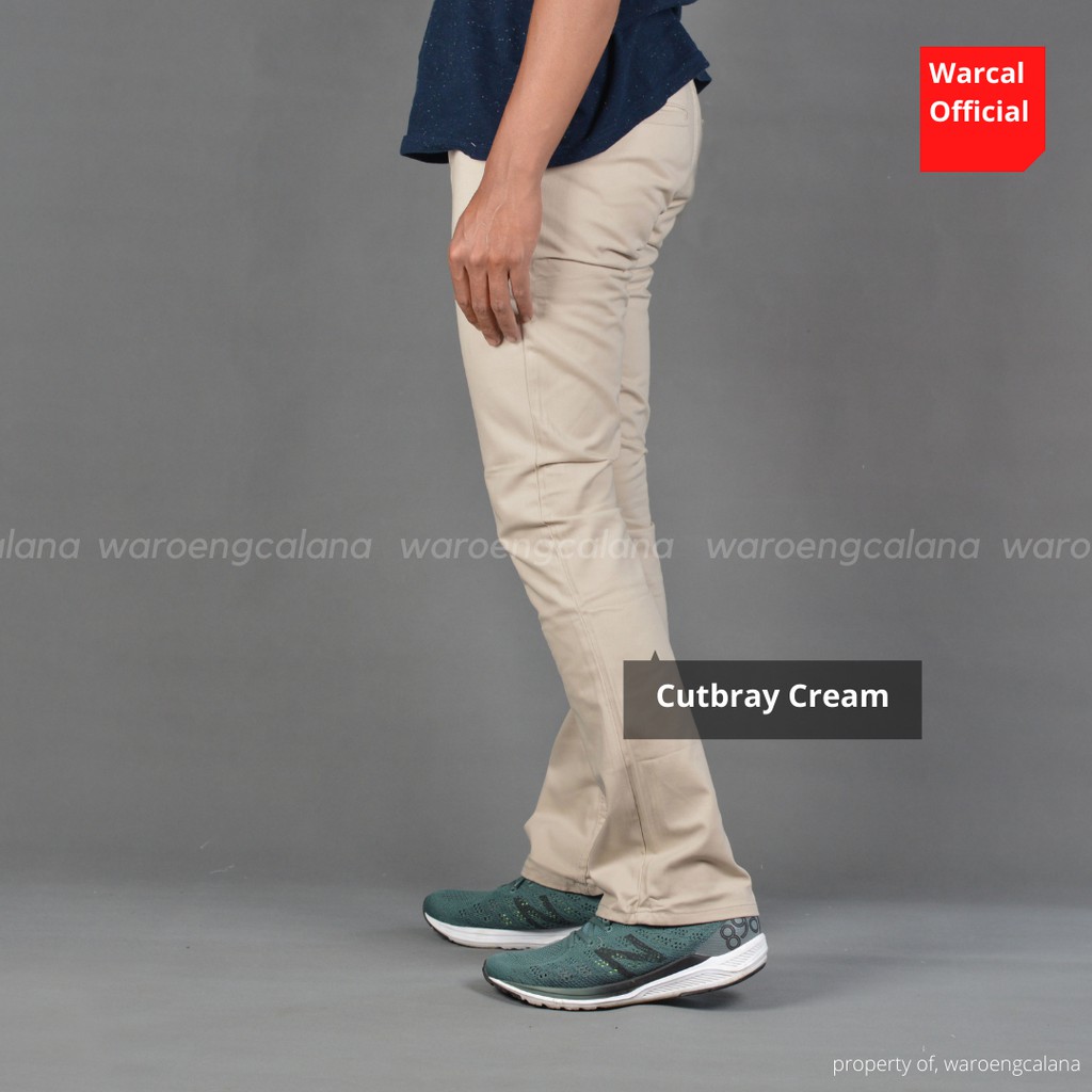 Varius Celana Cutbray Chino Cream