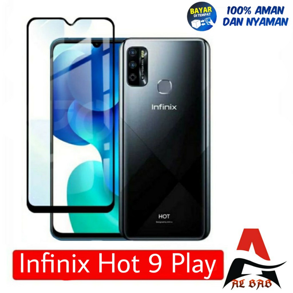 TEMPERED GLASS INFINIX HOT 9 PLAY HOT 9 FULL COVER TEMPERED GLASS INFINIX HOT 9 PLAY HOT 9