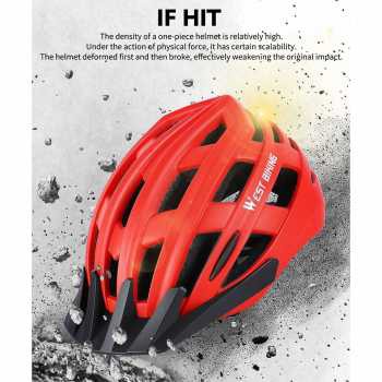 WEST BIKING Helm Sepeda Cycling Bike Helmet - TK-YP07 - Hitam