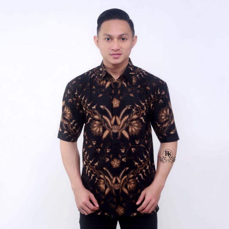 BAJU BATIK PRIA ABADI BATIK KEMEJA BATIK PRIA LENGAN PENDEK