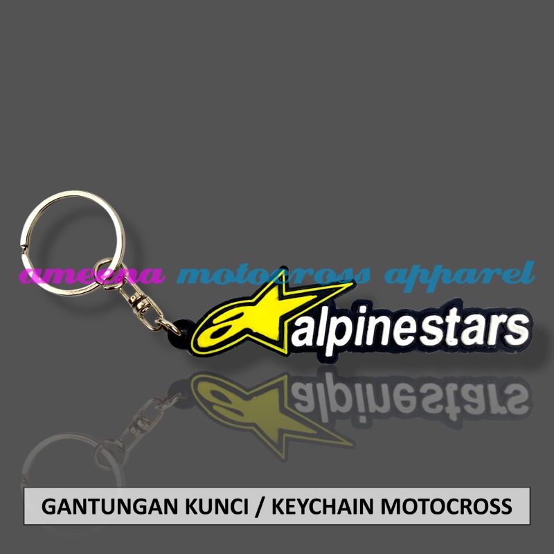 Gantungan Kunci Motocross - Keychain Trail MX - Gantungan Kunci Trabas - Keychain Enduro - Souvenir Trail - Keychain Souvenir  - AS007