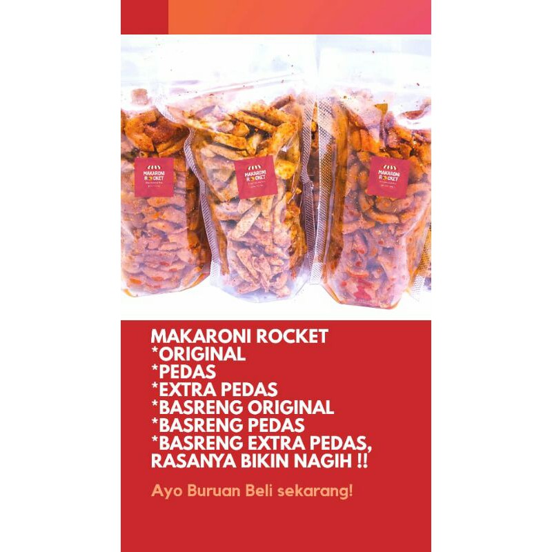 

Makaroni Bantet & Basreng 350gr By Makaroni Rocket