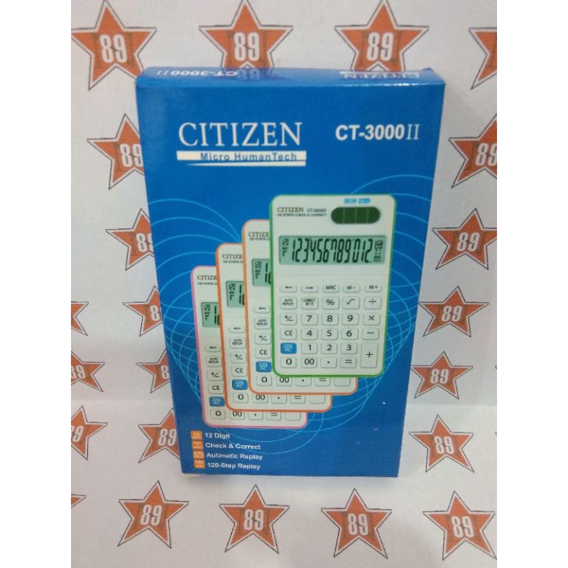 Kalkulator Citizen CT - 3000 II 12 Digit