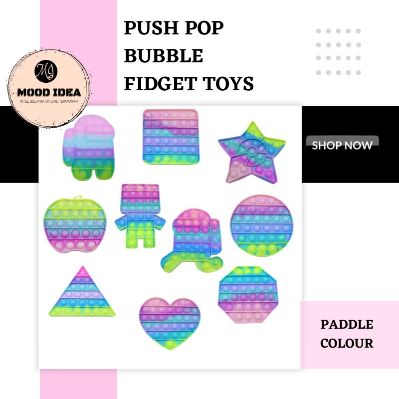 (MI) Pop It Rainbow Paddle Colour-6