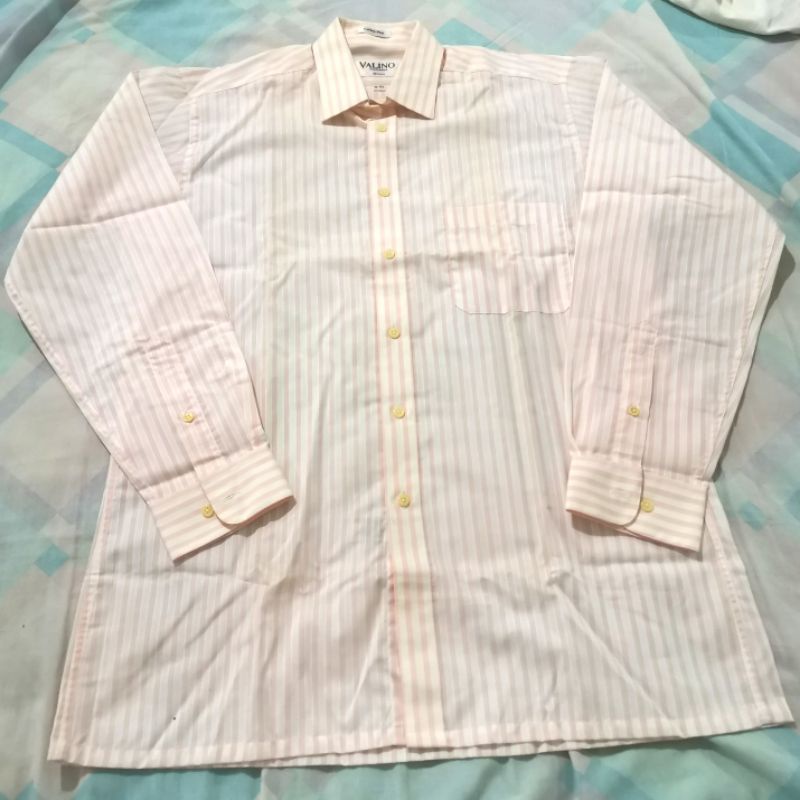 Kemeja Lengan Panjang Pink Valino Confidence Milan [ new ]