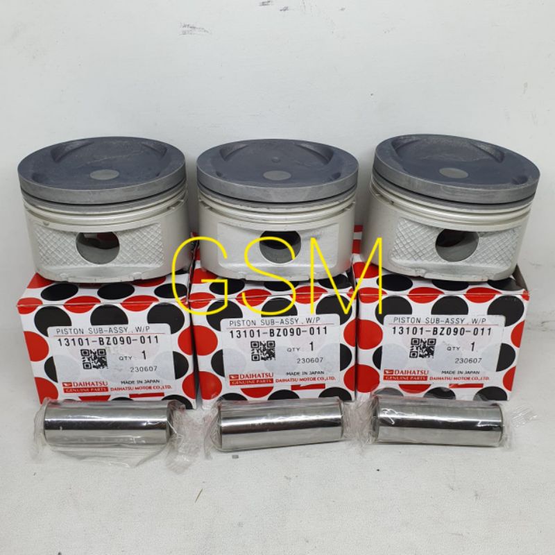 SEHER PISTON SET PEN DAIHATSU XENIA 1.0 1000CC VVTI STD 025 050 075 100