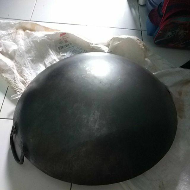 Wajan Nasi Goreng Chinese Food Wajan Resto Plat Baja Hitam 60 Cm