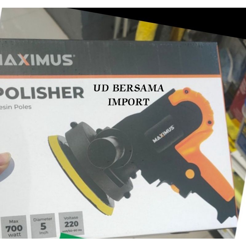 MAXIMUS Mesin Poles Tangan/Electric Poliser 700W/Angle Polisher