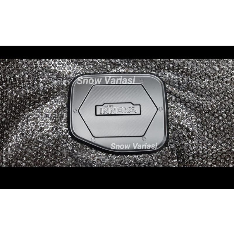 Tank cover all new innova facelift 2020 2021 elegant hitam JSL Tutup bensin