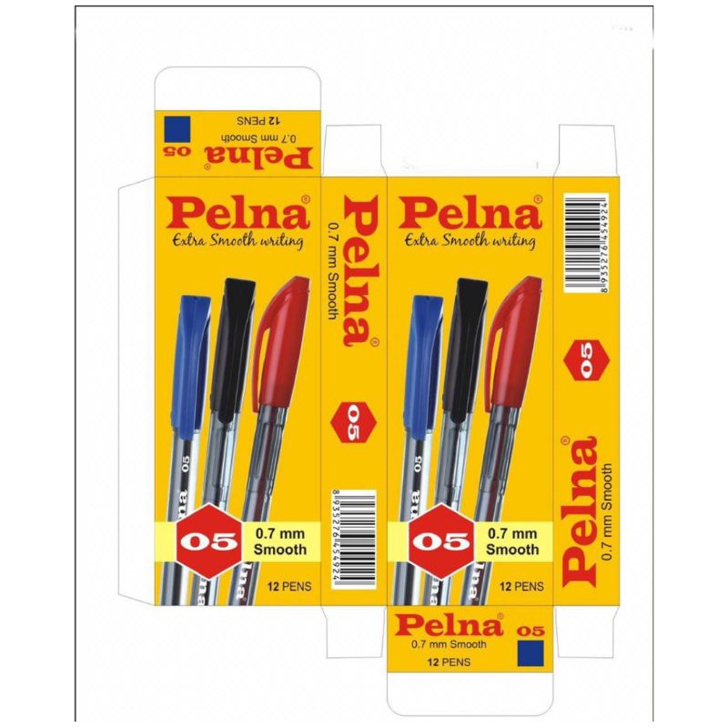 

pulpen pelna harga perkotak isi 1 biji 0,7m tinta hitam & biru