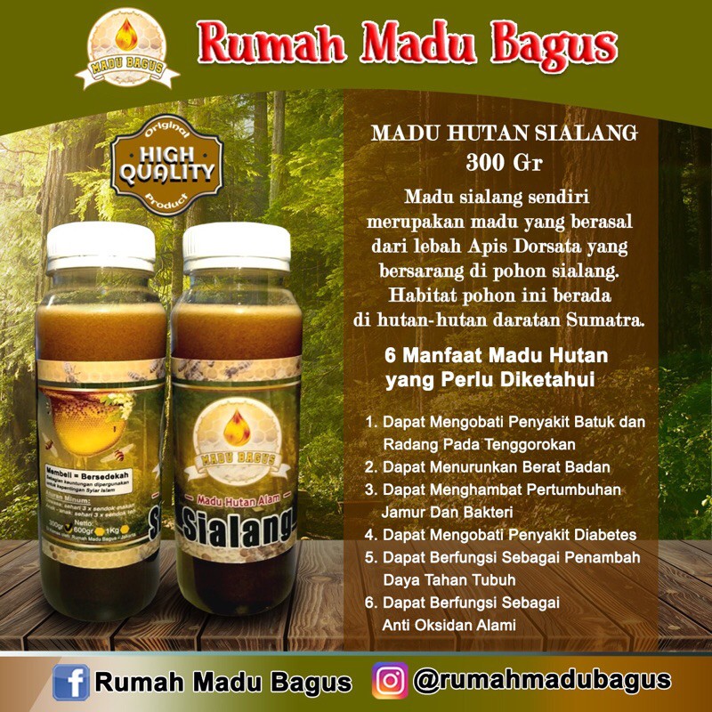 

MADU BAGUS - RAW HONEY 300 gram