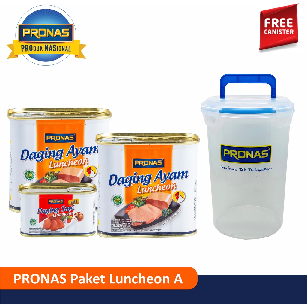 PRONAS Paket Luncheon A Free Cannister