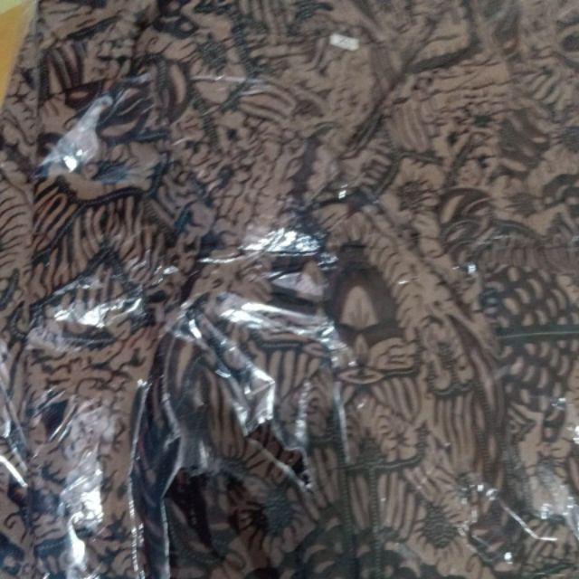 Bswart Batik Hrb026 Kenongo Hem Pendek Padi Pekalongan M L Xl Batik Pria Murah Modern Grosir