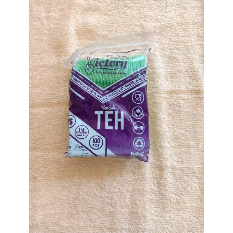 Sendok Teh Plastik victory