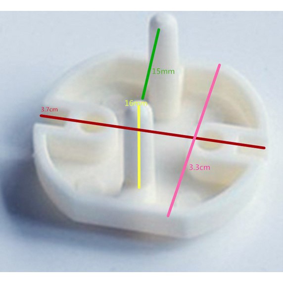 I009 Pengaman Penutup Lubang Colokan Listrik Stop Kontak Socket Cover