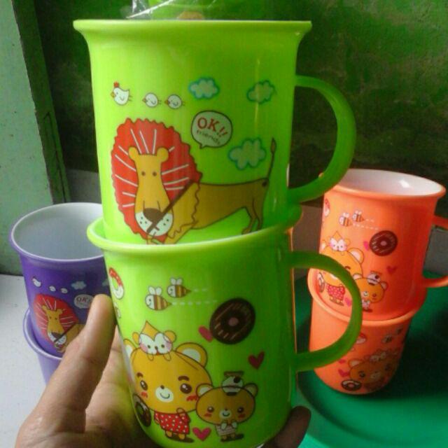 6 Pcs Gelas Plastik Sanata