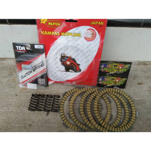 KAMPAS KOPLING NEPON JAPAN SET PER PIR KOPLING TDR RACING KAMPAS KOPLING HONDA CV GL MP TIGER GL100