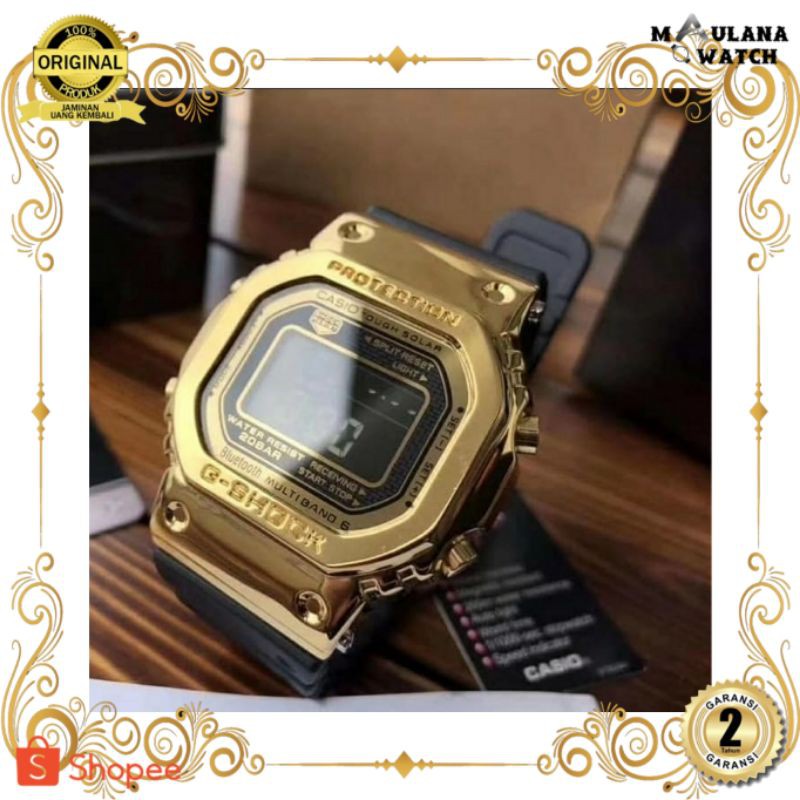 JAM TANGAN PRIA WANITA | RANTAI | KULIT | KARET | MURAH | PRIA ORIGINAL [CASIO G-SHOCK GOLD] STAINLE