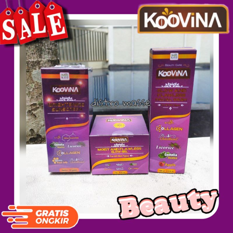KOOVINA SKINCARE PAKET HEMAT