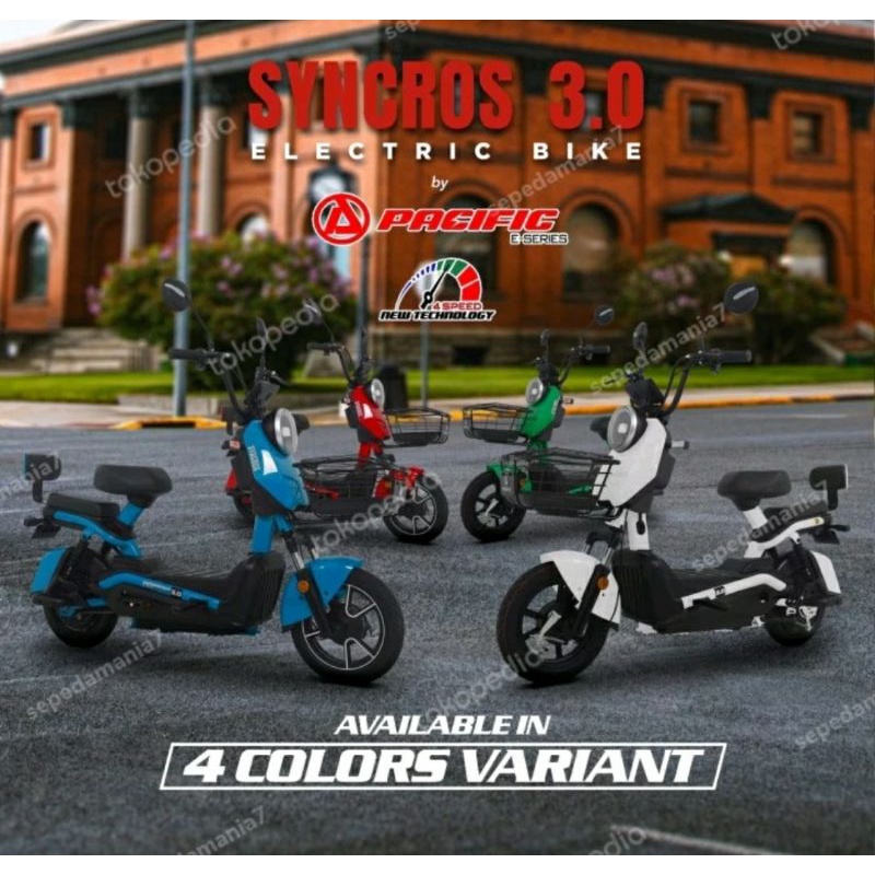 Sepeda listrik PACIFIC SYNCROS 3.0 500 watt