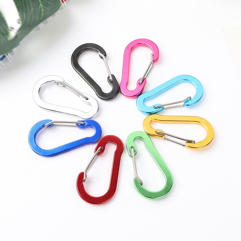 Carabiner Bahan Aluminum Alloy Untuk Camping / Climbing