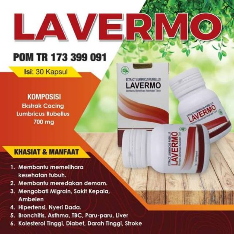

LAVERMO - Ekstrak Cacing Lumbricus Rubellus