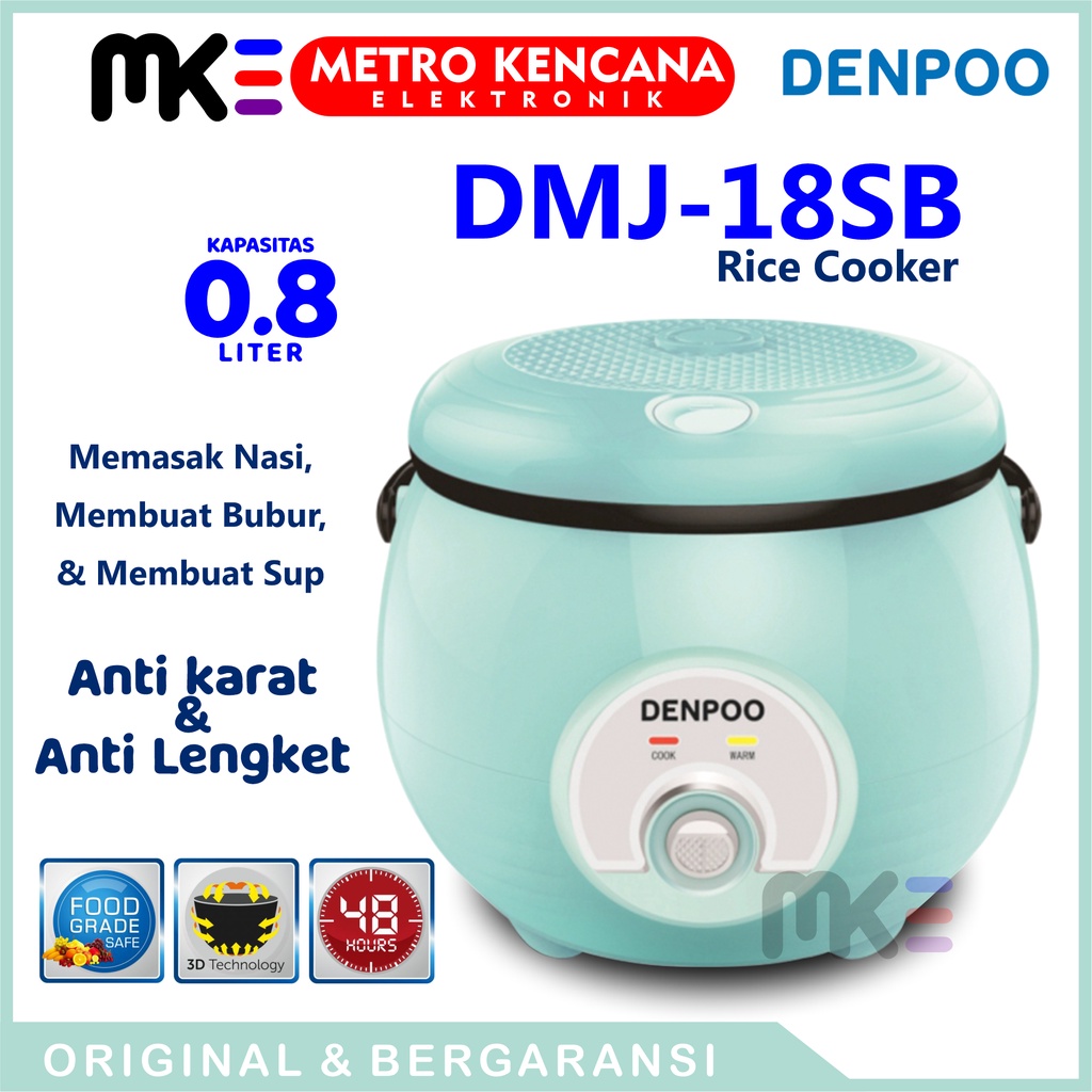DENPOO DMJ-18SB 0,8LITER RICE COOKER MINI