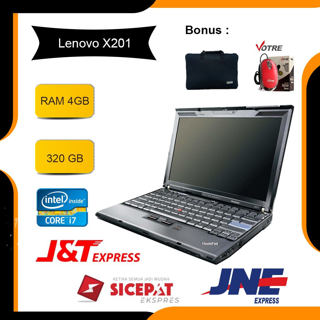 Laptop Lenovo X201 Core i5 - Super Murah - Bergaransi - Mulus - Berkualitas Tinggi - Laptop Kuliah