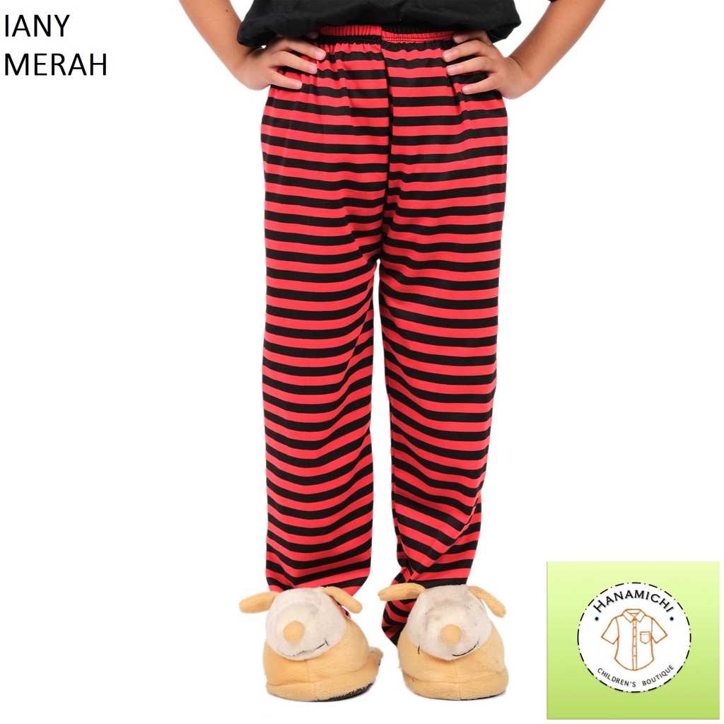 Hanamichi IANY Celana Legging Anak Panjang Motif Garis