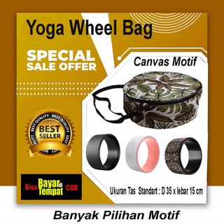 Yoga Wheel Bag  Canvas  Motif Tas Roda Yoga