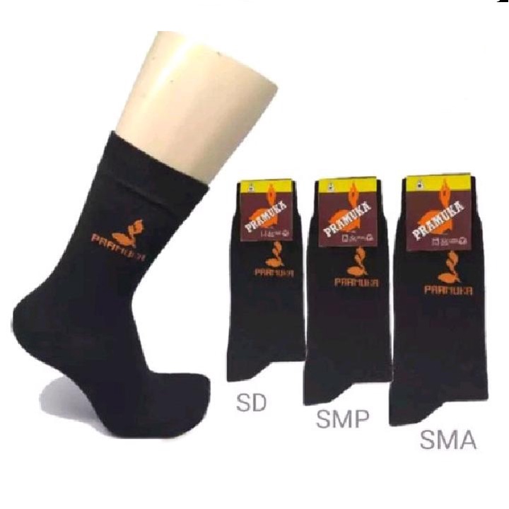 Kaos Kaki Pramuka SD SMP SMA Kaos Kaki Hitam Kaos Kaki Sekolah Unisex Kaos Kaki Polos Kaos Kaki Murah Nyaman Dipakai