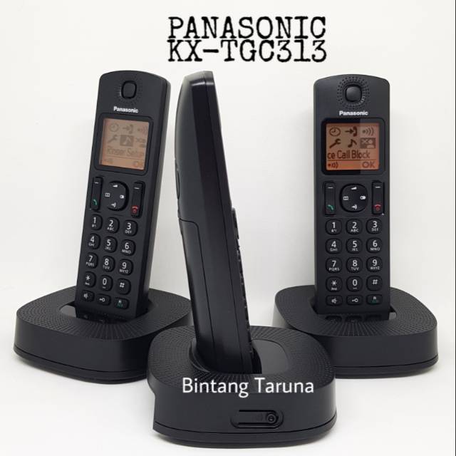 Telepon Wireless Panasonic KX-TGC313 Wireless Phone Panasonic TGC313