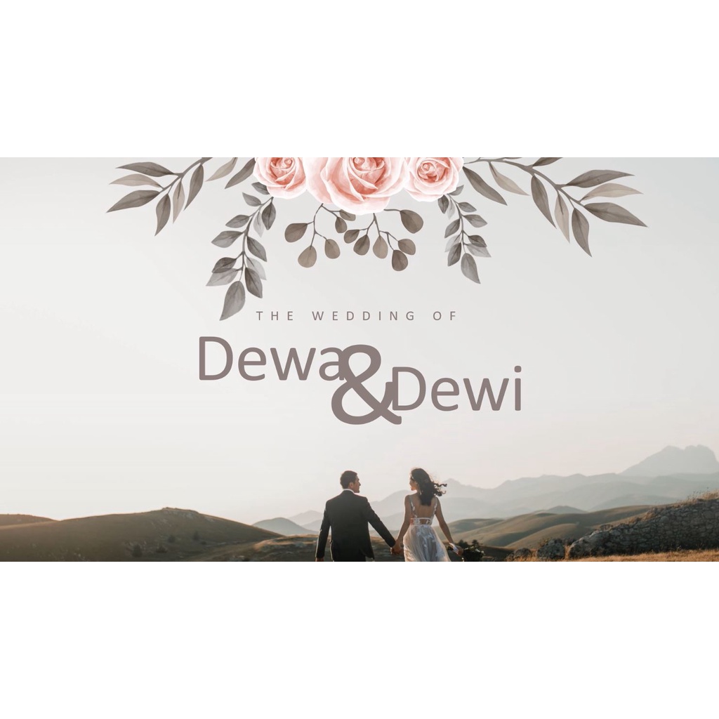 Video undangan pernikahan / undangan pernikahan digital / undangan digital / undangan pernikahan