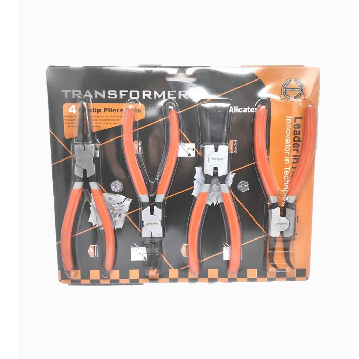 Transformer Circlip Pliers Set 4pcs - Snap Ring Tang Spi